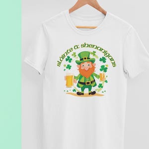 Lucky Shamrock T-Shirt Irish St Patricks Day Shirt Fun St Paddys Sheningans St Pattys Shirt Shamrock Tee, Cute St Pattys Shirt Gift for Him