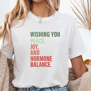 Christmas Menopausal Shirt Gifts For Women, Menopause Tee Shirt Gift for Her, Menopausal Gifts Funny T- shirts for Women, Menopause tshirt