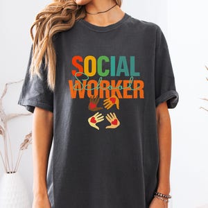 Social Worker T-Shirt: Comfort Colors MSW LSW Tee