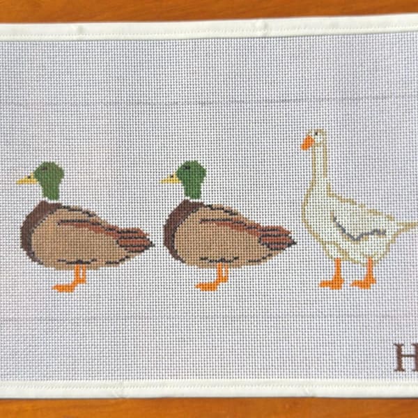 Duck Duck Goose Needlepoint Canvas