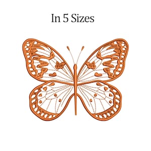 Butterfly Embroidery Design: Machine Embroidery Pattern (Instant Download)