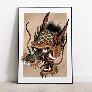Traditional Japanese Dragon