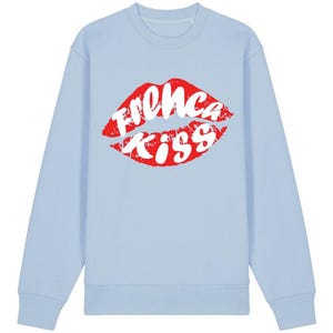 French Slogan French Kiss sweatshirt unisex French Slogan Women&#39;s Men&#39;s