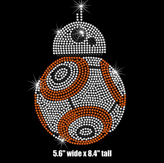 Iron On Star Wars BB8 Patch Iron On Star Wars BB8 Patch