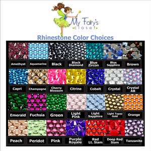 1.7" Disney Font Iron On NAME transfer PERSONALIZED rhinestone decal patch letters image 4