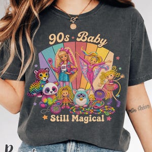 My Magical 80s 90s Shirt, Born in the 90s Tee, 30th Birthday Gift for Her, Retro Cartoon Friends Nostalgia T-shirt, 90s Party Rainbow Outfit