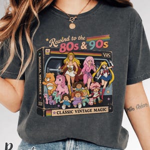 My Magical 80s 90s Shirt, Made in the 80s Tee, 40th Birthday Gift for Her, Retro Cartoon Friends Nostalgia T-shirt, 80s Party Tape Outfit