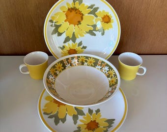 Vintage 1970's Fresca, Flora  Cera-Stone by Mikasa made in Japan. Sold separately.