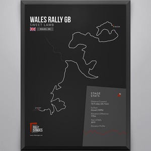 A3 Wales Rally GB Sweet Lamb Rally Poster