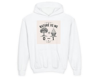 Sudadera con capucha de mezcla pesada para jóvenes