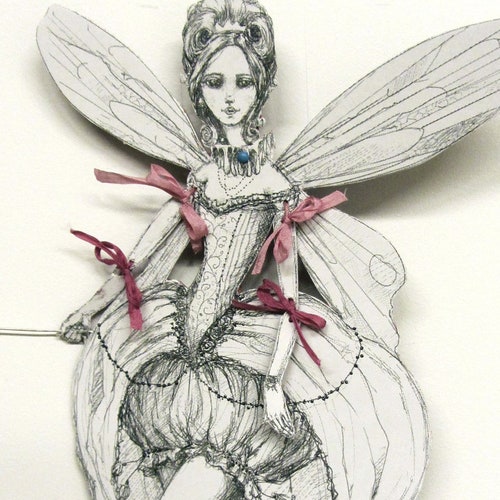 Ribbon Jointed Paper Doll Digital Tutorial Etsy