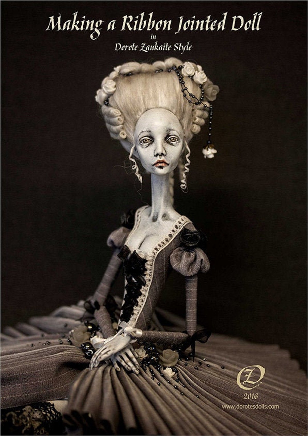 Making a Ribbon Jointed Doll in Dorote Zaukaite Style, Step by Step