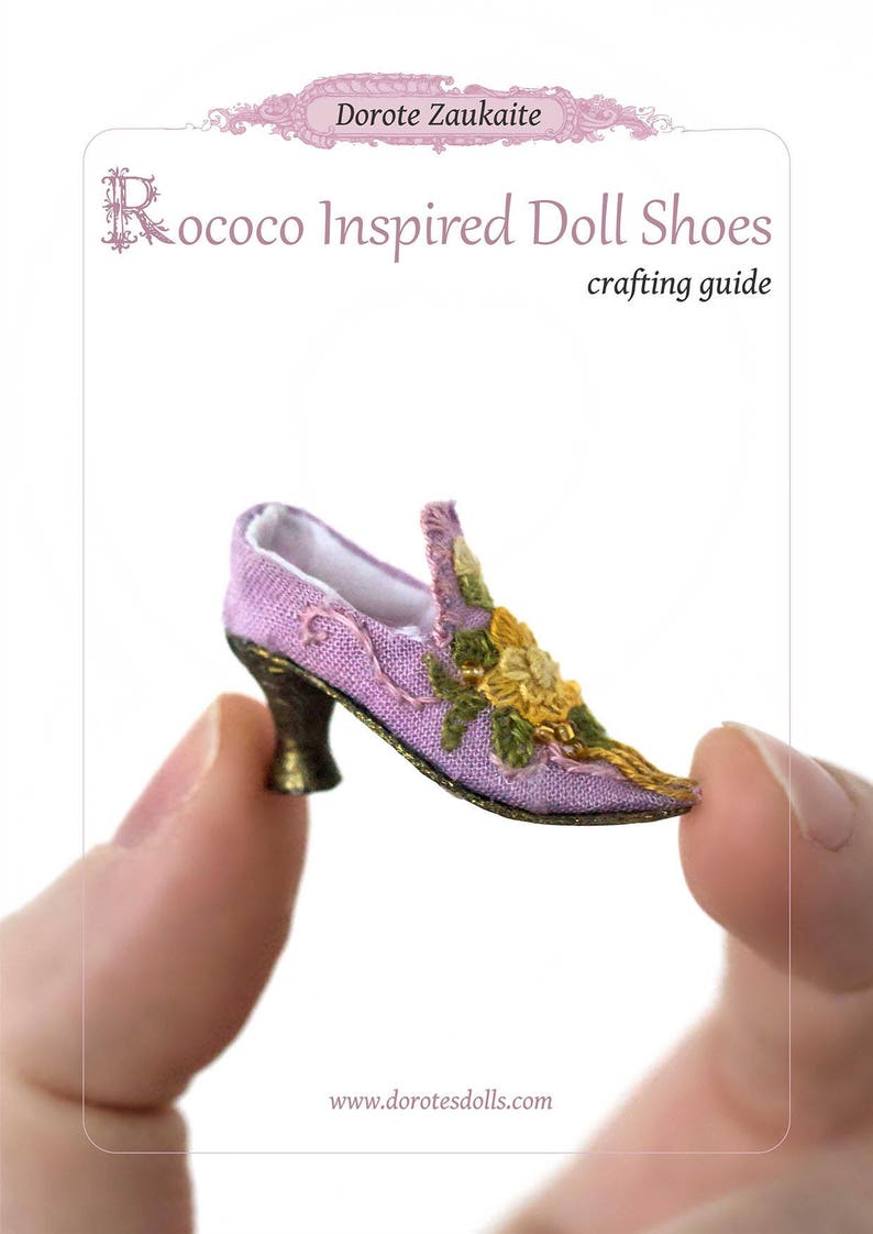 PDFtutorial Rococo Inspired Doll Shoes image 1