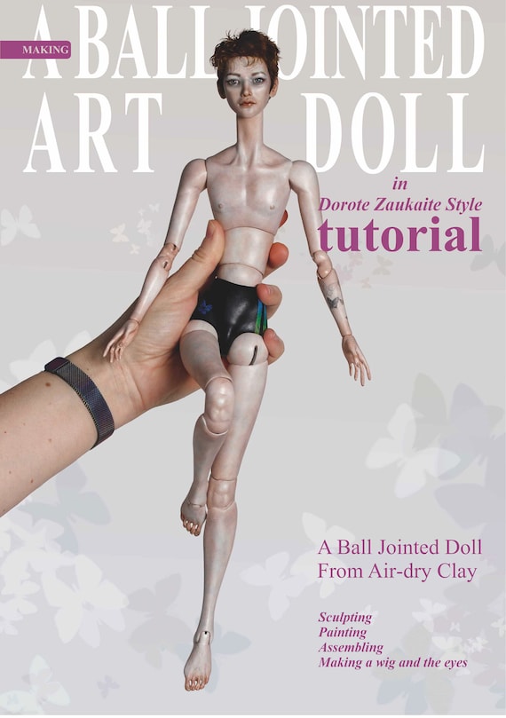 PDF Tutorial Making A Ball Jointed Art Doll (A Boy) full instructions, instant download