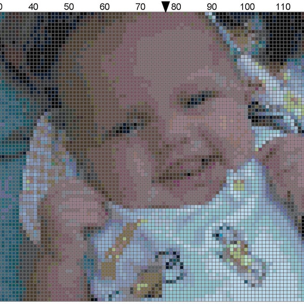 Custom cross stitch patterns from your favorite photo