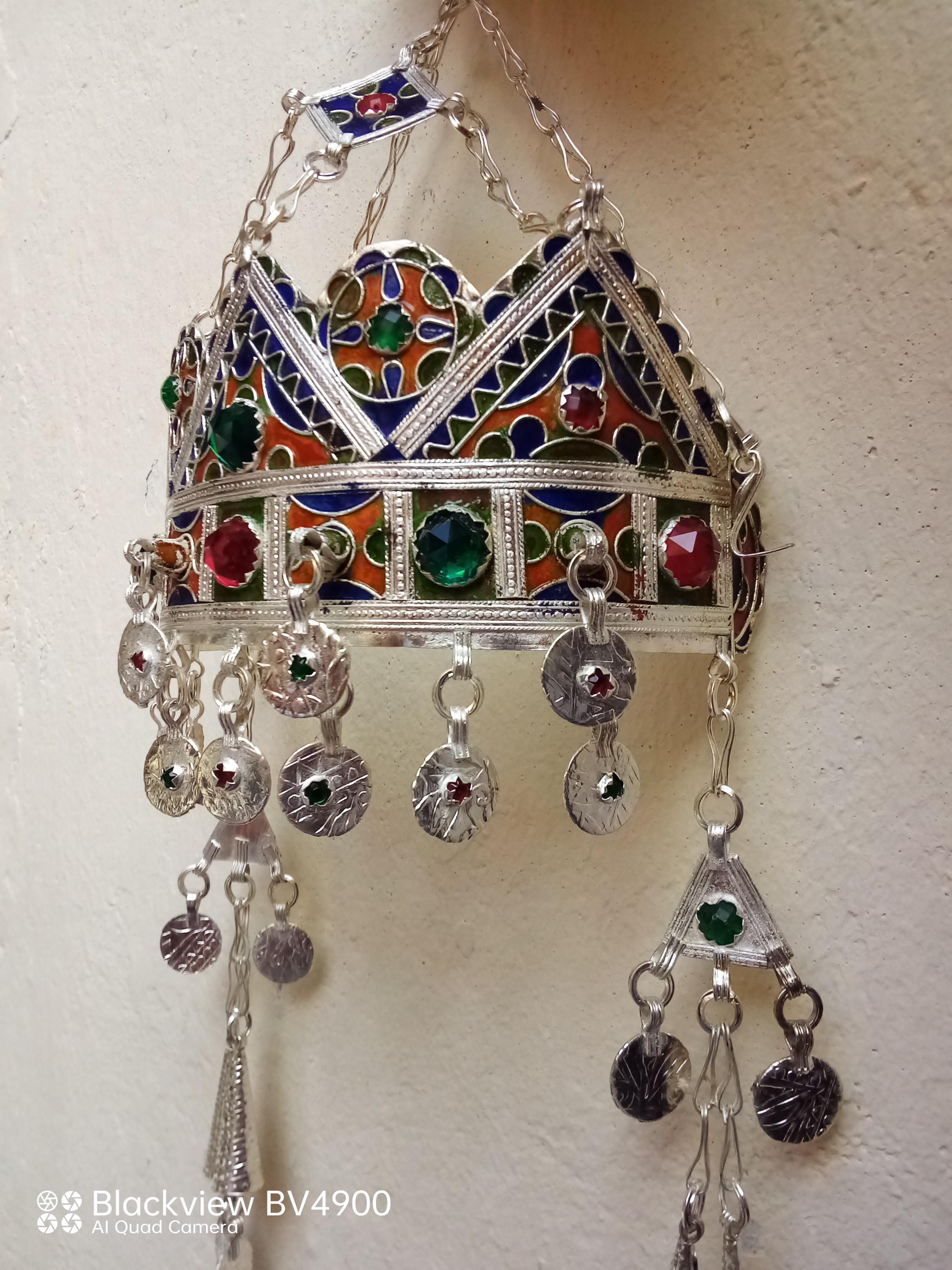 Amazigh TAOUNZA From Souss Berber Women Head Jewelry Handcrafted amazigh-taounza-from-souss-berber-women-head-jewelry-handcrafted