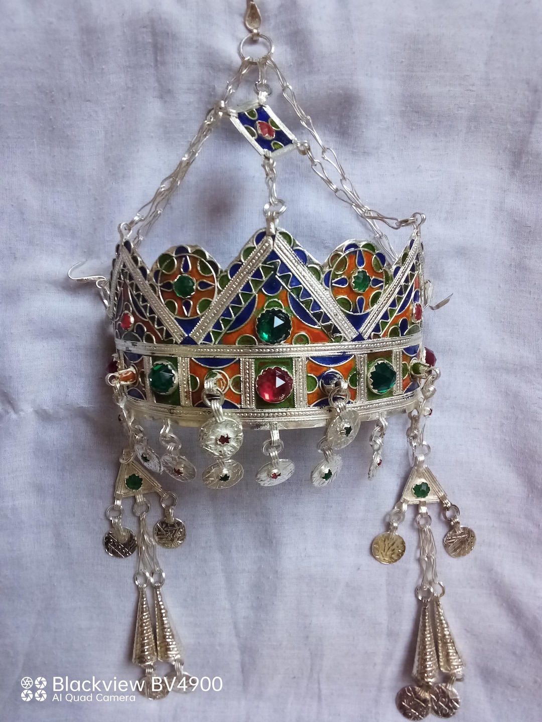 Amazigh TAOUNZA From Souss Berber Women Head Jewelry Handcrafted amazigh-taounza-from-souss-berber-women-head-jewelry-handcrafted