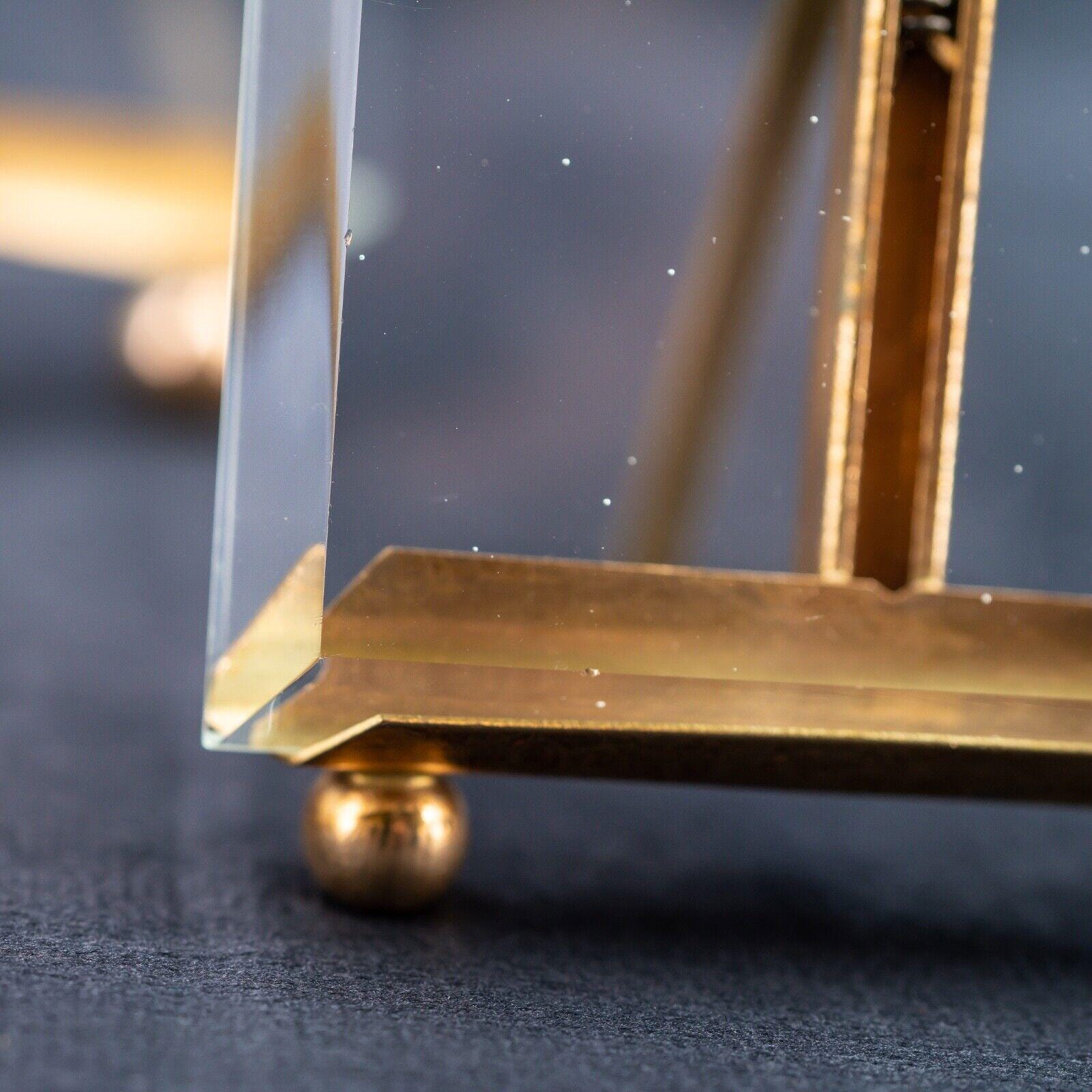 アンティークフレンチフォトフレーム ベベルガラス ブロンズ リボン