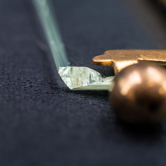 アンティークフレンチフォトフレーム ベベルガラス ブロンズ リボン