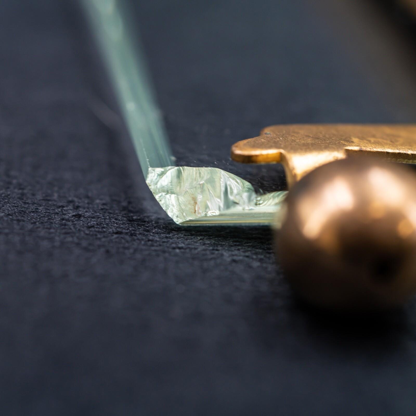 アンティークフレンチフォトフレーム ベベルガラス ブロンズ リボン