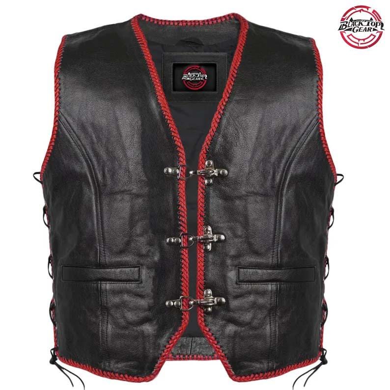 Motorrad-Leder-Gilet Grösse L | Kaufen Auf