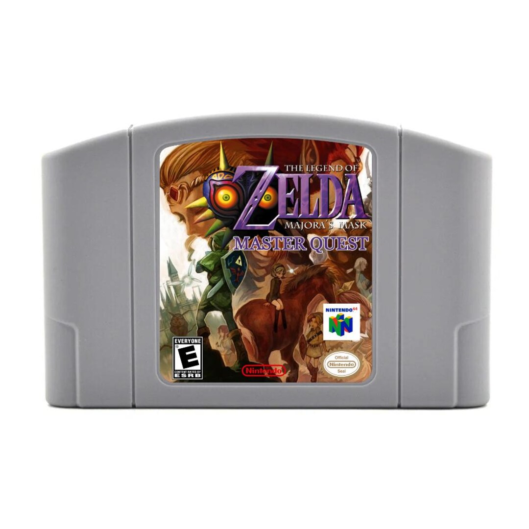 The Legend of Zelda Majora's Mask Master Quest N64 Video Game Cartridge ...