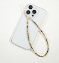 Vintage Rainbow Crystal Beaded Phone Charm Strap