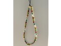 Vintage Beaded Phone Charm, Rainbow Phone Strap, Beaded Phone Chain, Vintage Phone Charm, Phone Wrist Strap, Lightweight, Birthday Gift