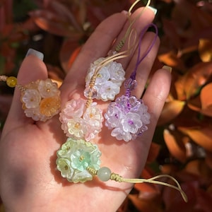 3D Blossom Flower Phone Charm: Spring Phone Strap