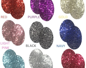 Easy Iron-on Sparkly Sequin Elbow Patches