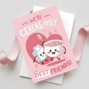 Cartão de melhor amiga, cartão de aniversário para melhores amigas, cartão de aniversário engraçado para amiga, cartão de feliz aniversário engraçado, download instantâneo de cartão de felicitações para ela