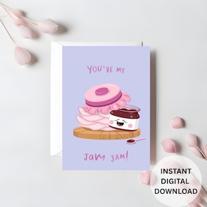 Carte imprimable pour elle, carte de joyeux anniversaire, cadeau imprimable pour son anniversaire, carte de Saint-Valentin pour lui, carte de voeux à téléchargement immédiat