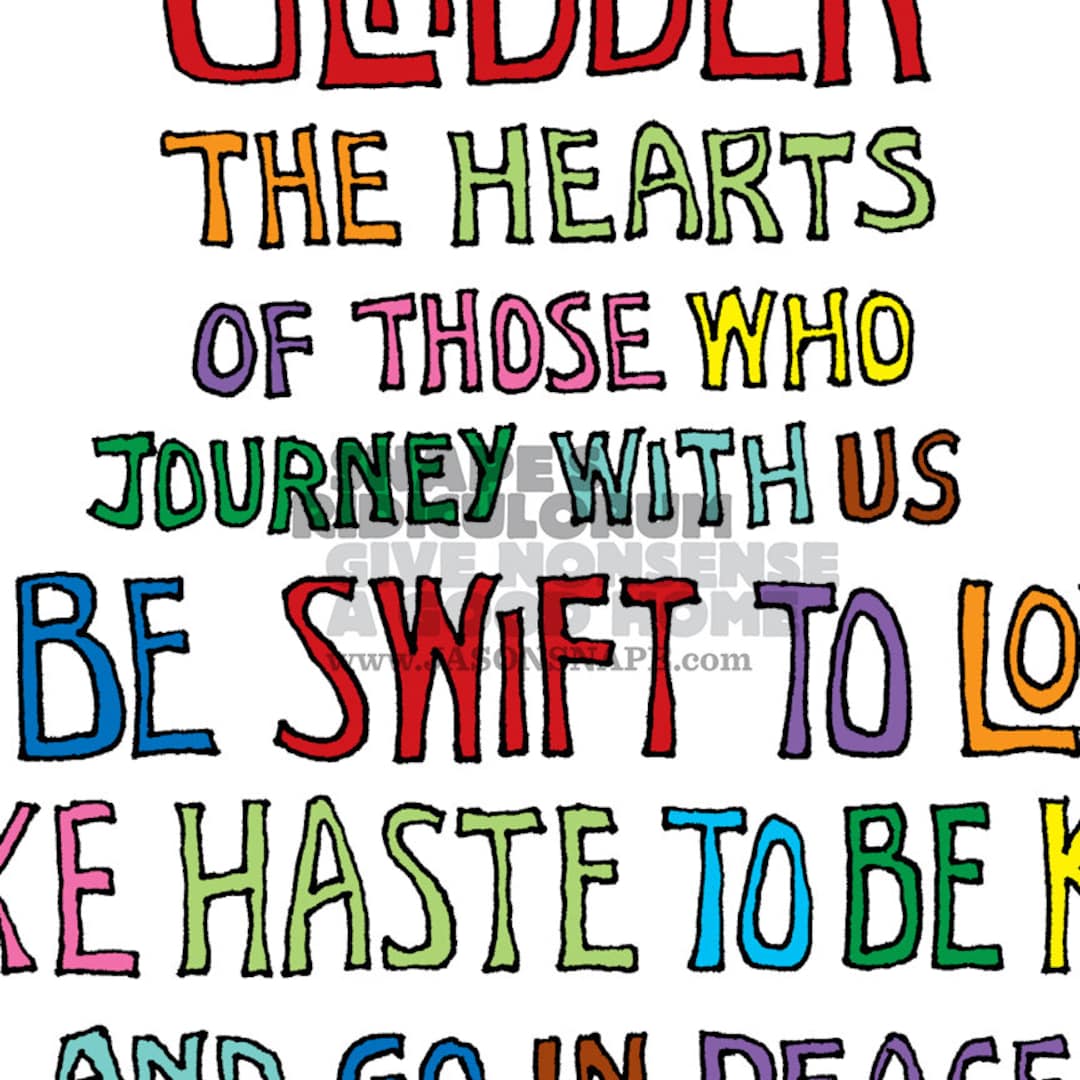 But Swift Be Swift – 5x7/8x10/9x12 Hand-drawn, Illustrated Print - Etsy