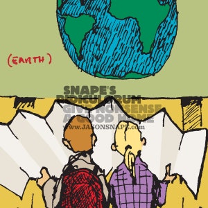 You Are Here – Tirage illustré 12x18 dessiné à la main