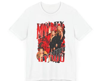 Miley Cyrus Hannah Montanah Singer Actor Custom Graphic Tee