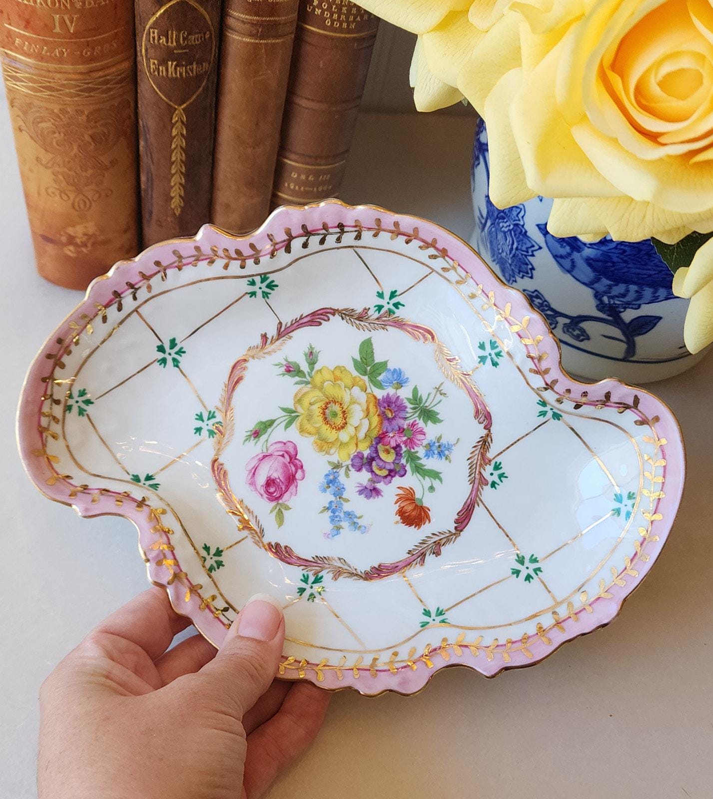 Porcelain Peint a La Main - Etsy
