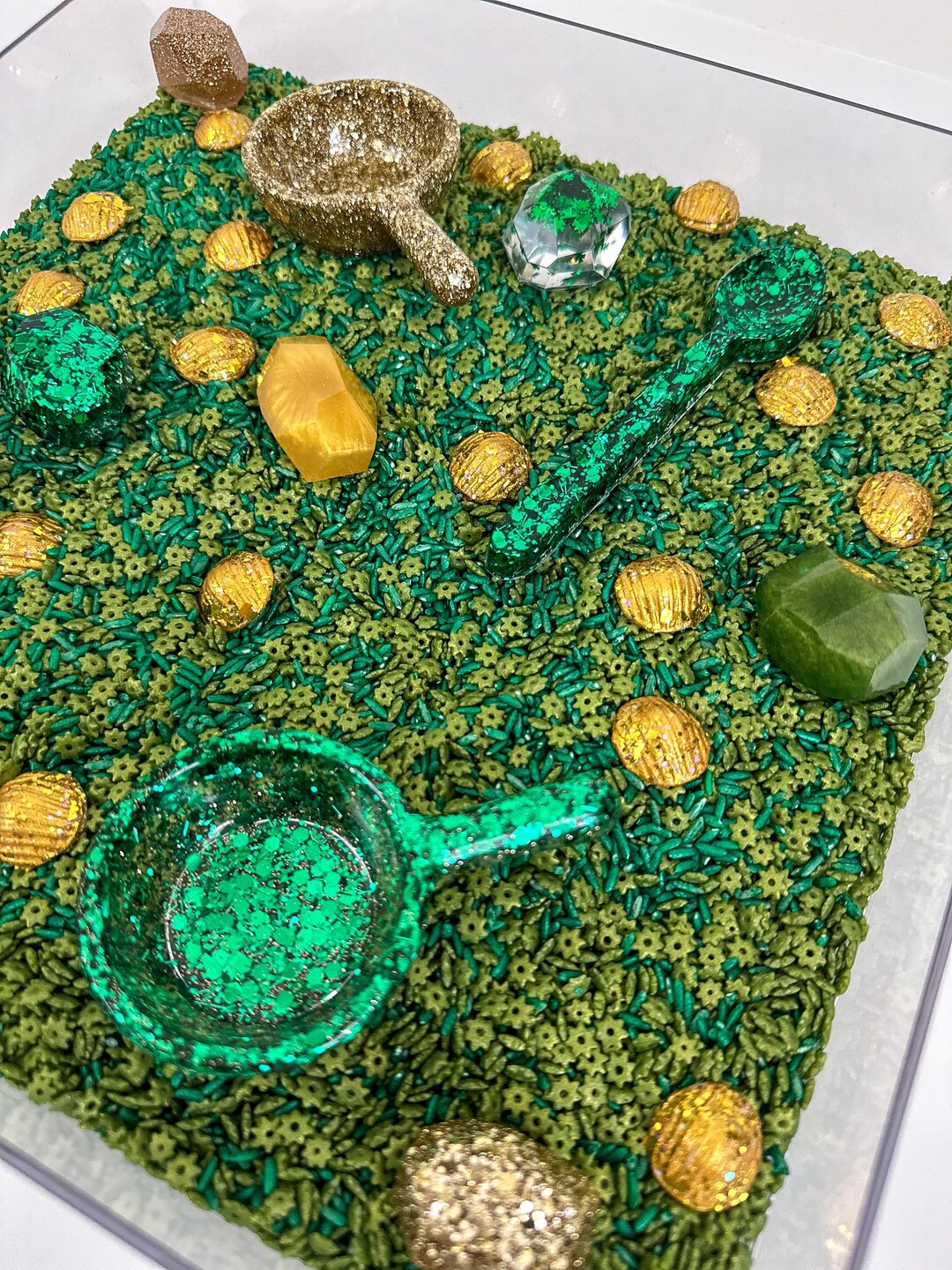 Sensory Bin Scoops and Spoons for St. Patrick’s Day Themed Sensory Play ...