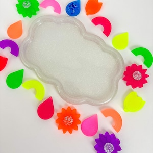 Custom Resin Rainbow Counters for Spring Themed Sensory Play | Loose parts| Easter gift | Preschool | Toddler activities | Fine motor skills