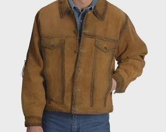 1970s El Toro Bravo Western Suede Jacket - Etsy