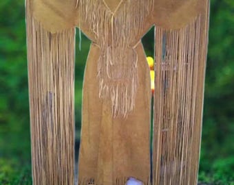 Veste à franges western pour femmes - Veste de festival pour femmes - Veste style western en suédine - Couche de tenue de cow-girl