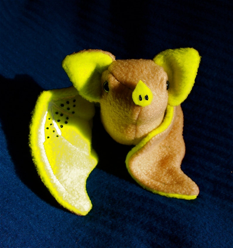 Fruit Bat Plushie Kiwi Bat plushie plush bat stuffed toy Etsy