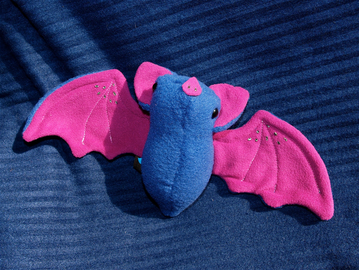 Fruit Bat Plushie Blueberry Bat Kawaii Bat Plush Etsy