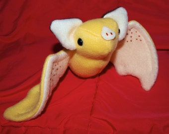 Batnana Plushie – Handmade Banana Fruit Bat Stuffed Animal