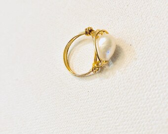 Fresh Water Pearl Nest Ring