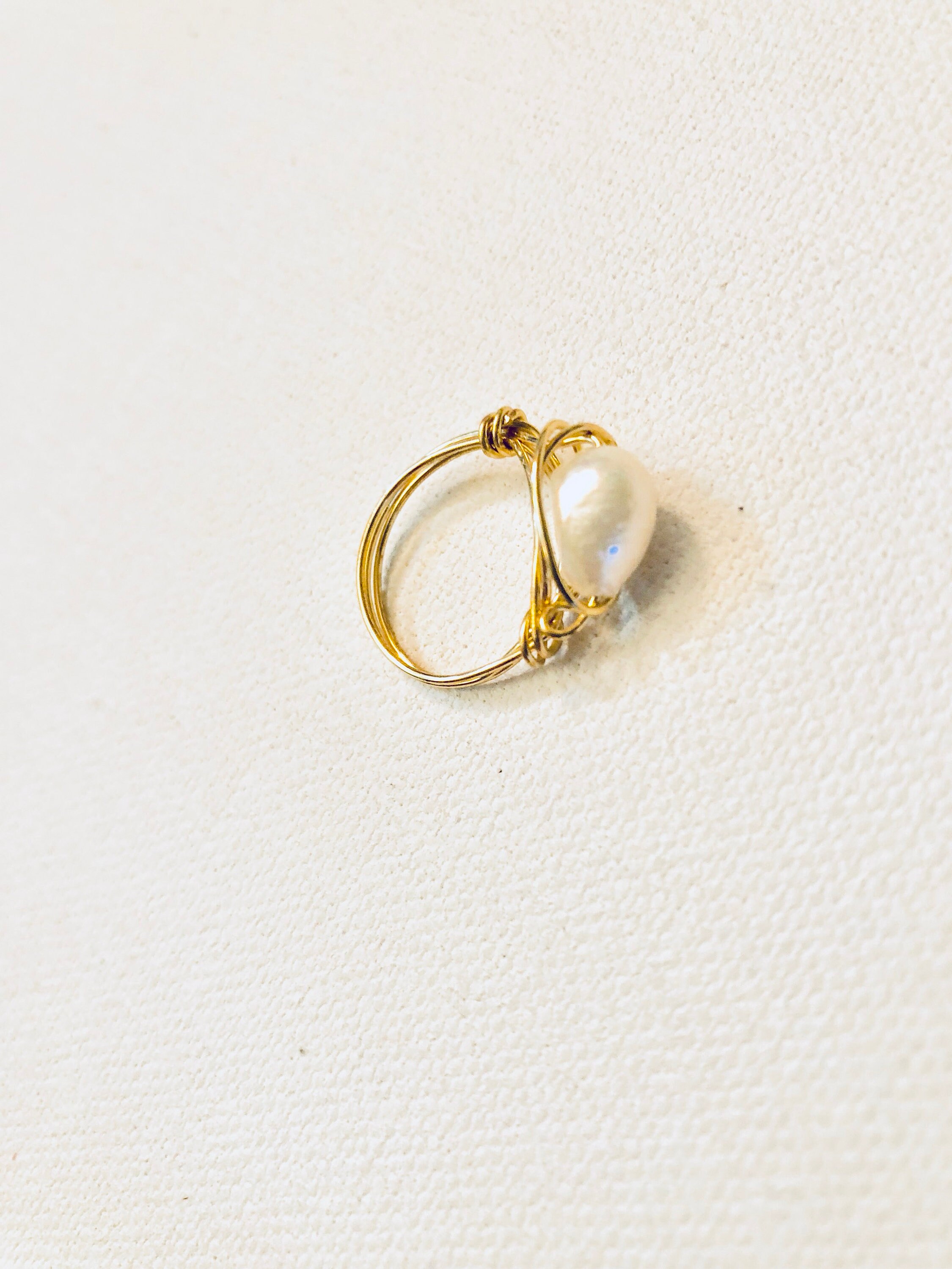 Fresh Water Pearl Nest Ring