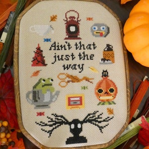 Over The Garden Wall Cross Stitch Pattern