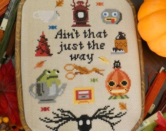 Over The Garden Wall Cross Stitch Pattern