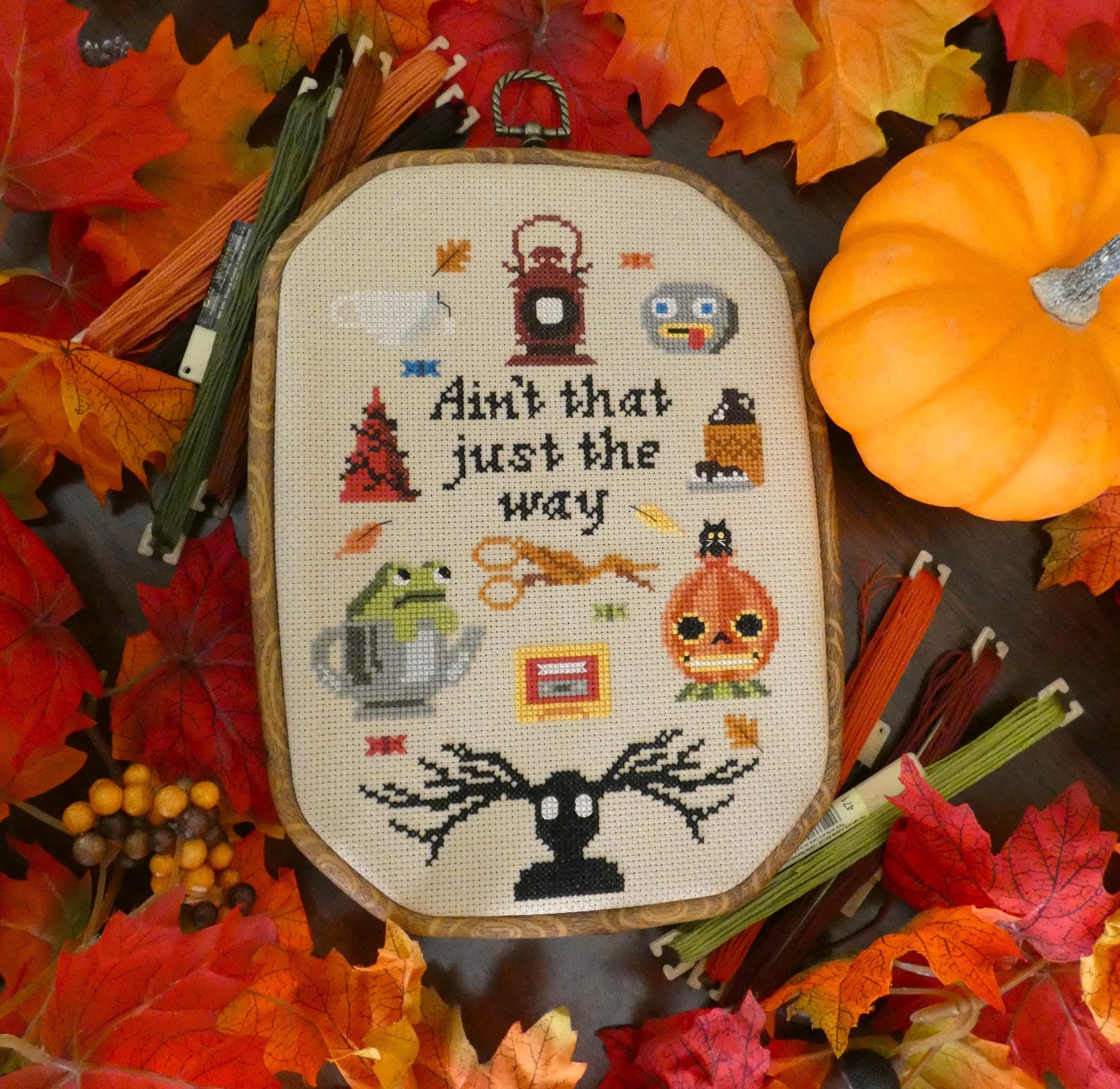 Over The Garden Wall Cross Stitch