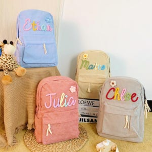 Custom Kids Backpack With Name | Toddler Book Bag | School Bag for Kids | School Bag | Children&#39;s Backpack | Kids Backpack