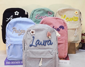 Customized Kids Backpack, Personalized Kids School Backpack, Baby School bag, Custom Name Kids Backpack,  Birthday Gift for Kids, Kids Bag
